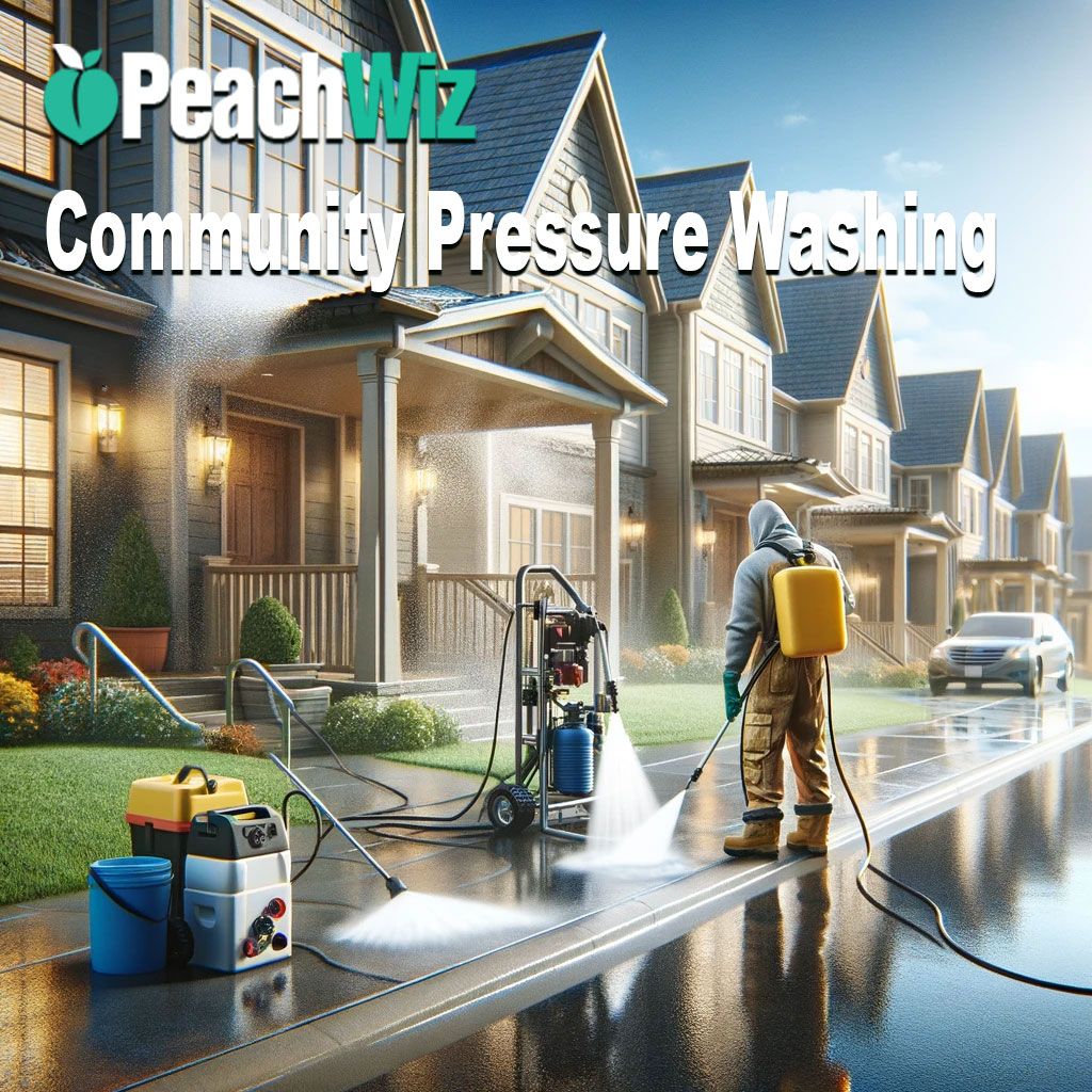 Community Pressure Washing Image